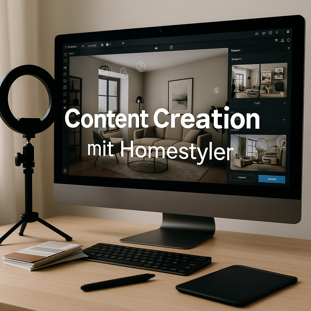 Interior Design Kurs – Content Creation mit Homestyler
