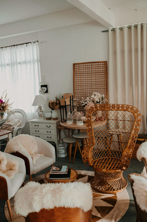 Wohnraum im Stil Boho